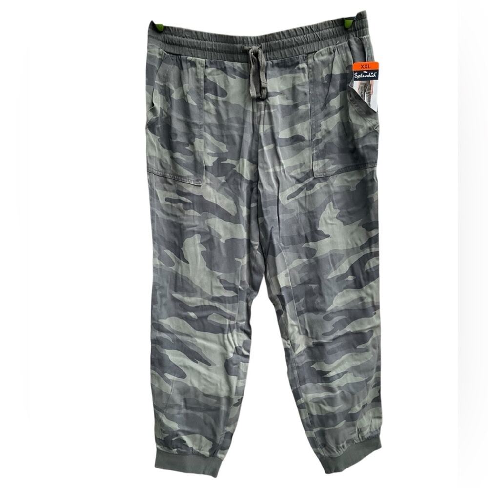 Splendid Women’s Jogger Relaxed Fit Camouflage Green Size XXL NWT